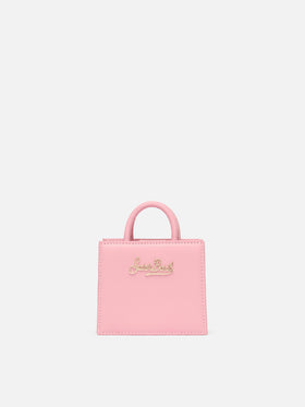Shop Bag Micro in pastel pink leather