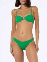 Grüner Bügel-Bralette-Bikini für Damen Salina Lido