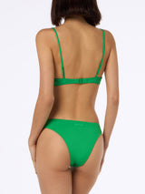 Woman green underwired bralette bikini Salina Lido