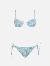 Bikini a bralette con ferretto Joanna Luise Salina Virgo | REALIZZATO CON TESSUTO LIBERTY