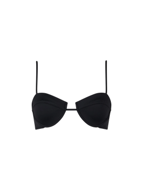 Black Salina underwired bralette top