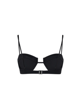 Black Salina underwired bralette top