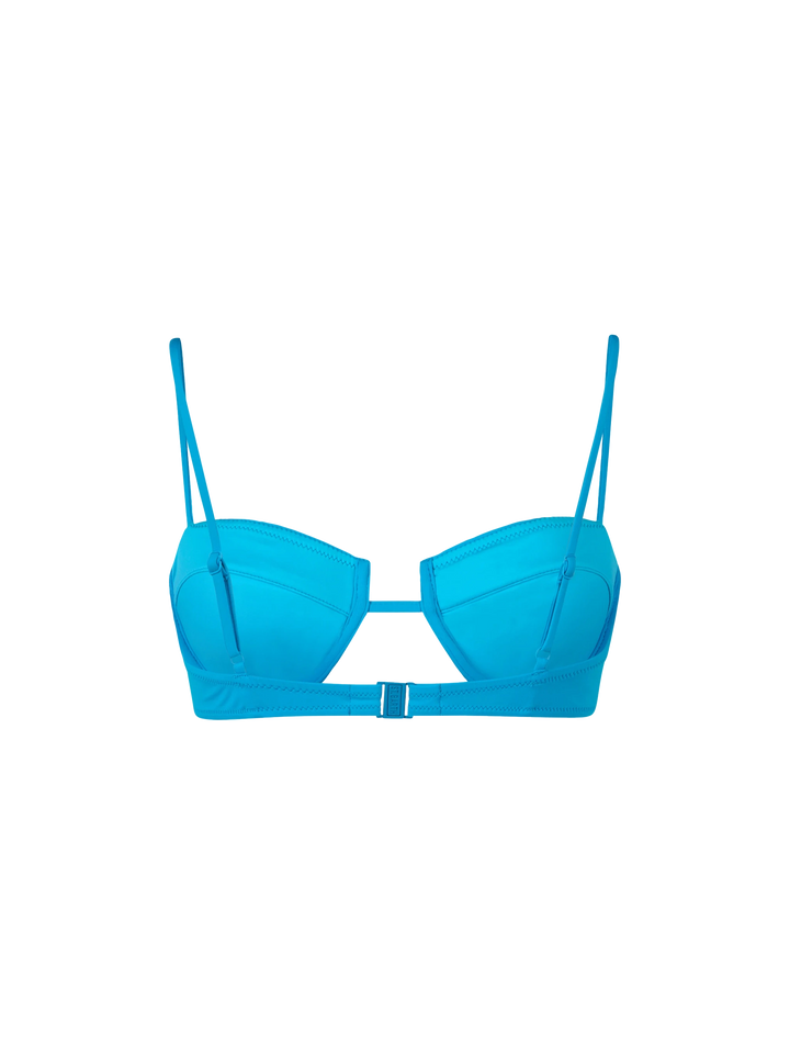 Turquoise underwired bralette top Salina