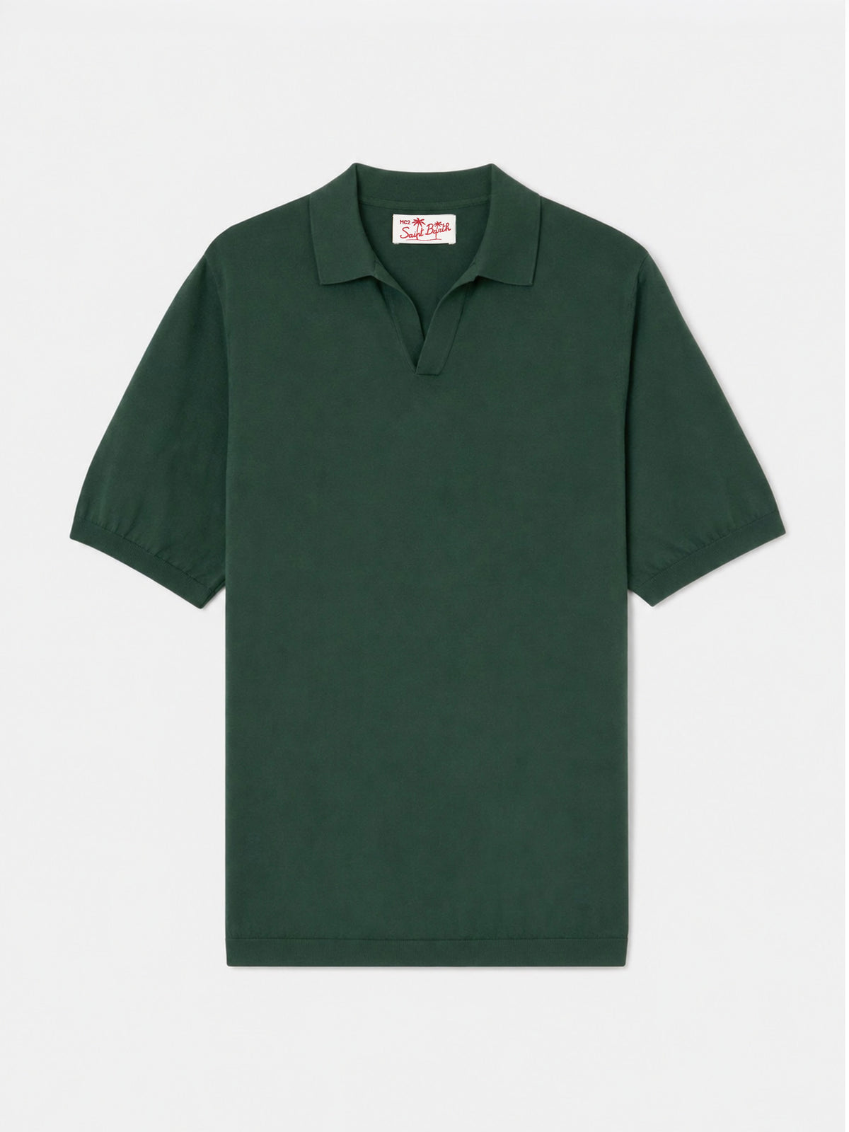 Dark green Sloan cotton polo shirt