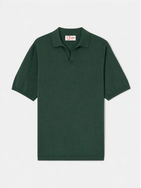 Dark green Sloan cotton polo shirt