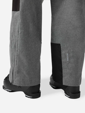 Pantaloni da sci Snowbird in grigio melange con tecnologia Recco®
