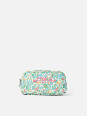 Betsy Patchwork-gestepptes Soft Pouch | HERGESTELLT MIT LIBERTY FABRIC 