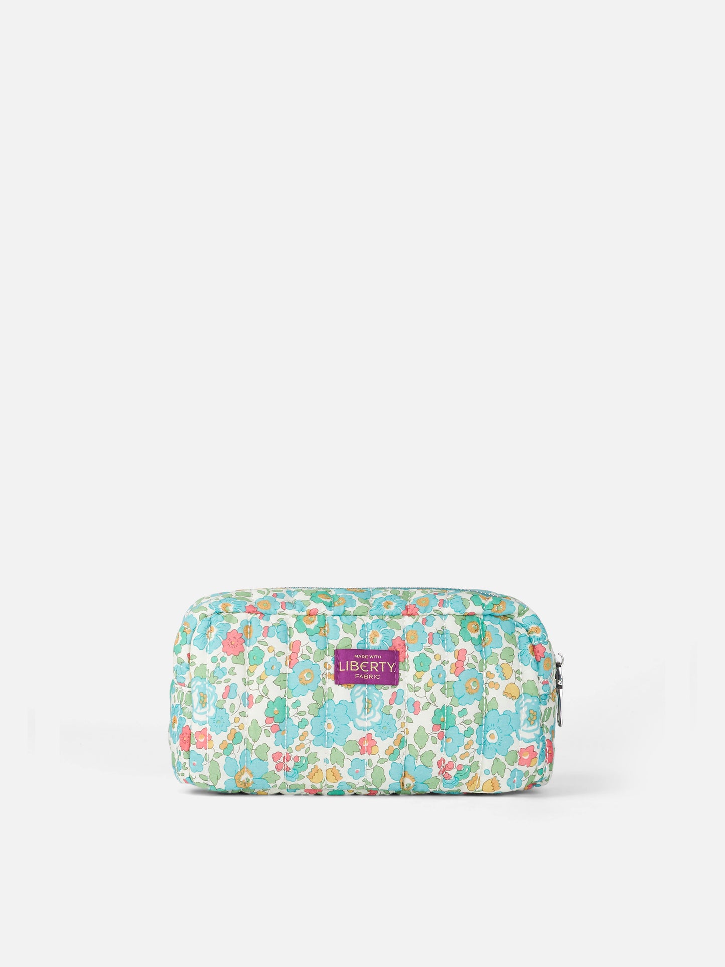 Betsy Patchwork-gestepptes Soft Pouch | HERGESTELLT MIT LIBERTY FABRIC 