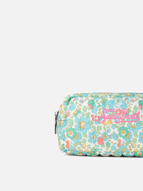 Betsy Patchwork-gestepptes Soft Pouch | HERGESTELLT MIT LIBERTY FABRIC 