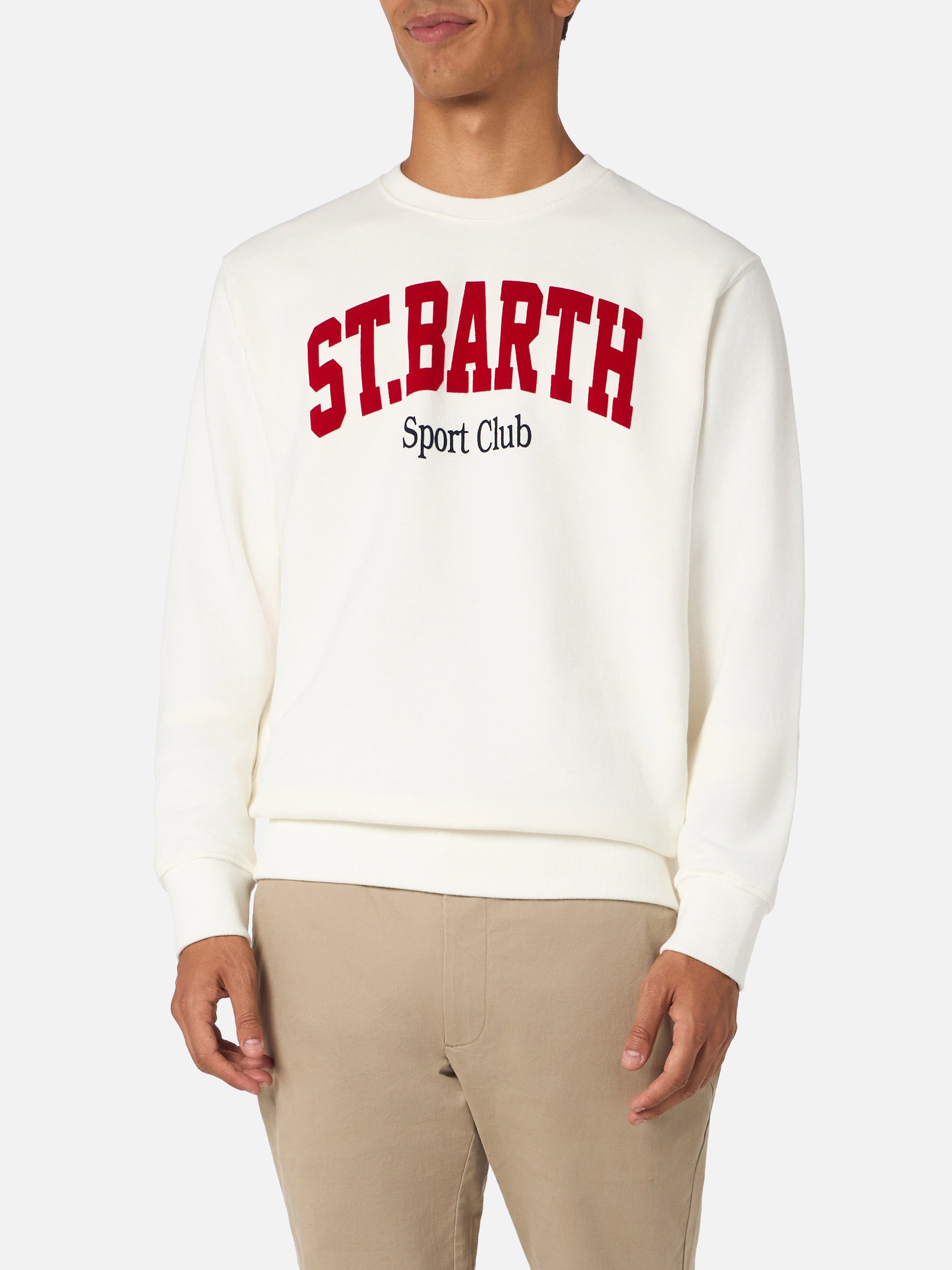 スウェット・トレーナー MC2 Saint Barth CARREL - Sweatshirt in technical fabric MC2 Saint Barth Carrel - Sweatshirt In Technical Fabric