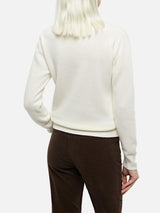 Maglione bianco Sorbonne da donna