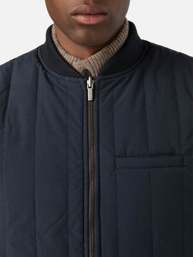 Wendeweste Spencer aus Wollmischung in Navy blue 