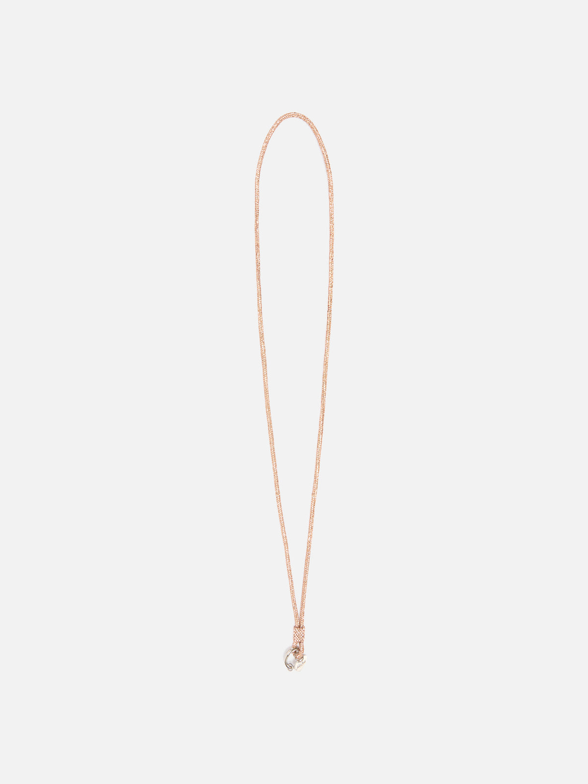 Correa para teléfono Beige Strass Charm con logo charm 