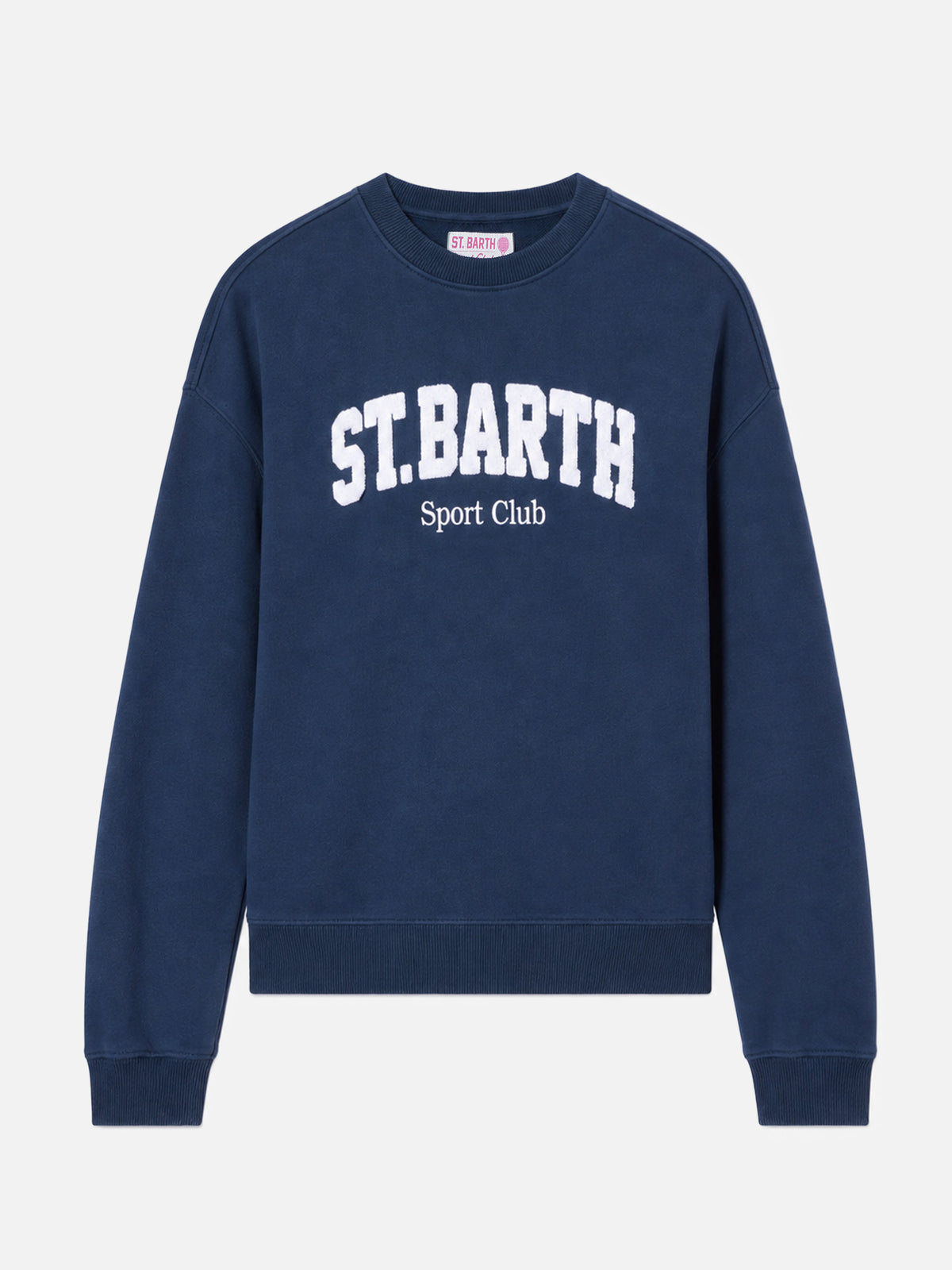 Sweat-shirt Blue Stardust avec logo en relief effet éponge et broderie Sport Club 