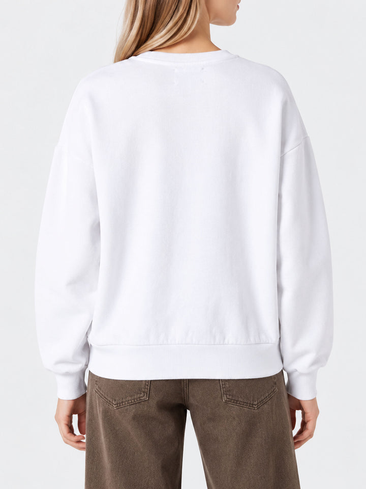 Stardust sweatshirt with Paris print and embroidery