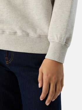 Grey Stardust sweatshirt with Esaurita flock print