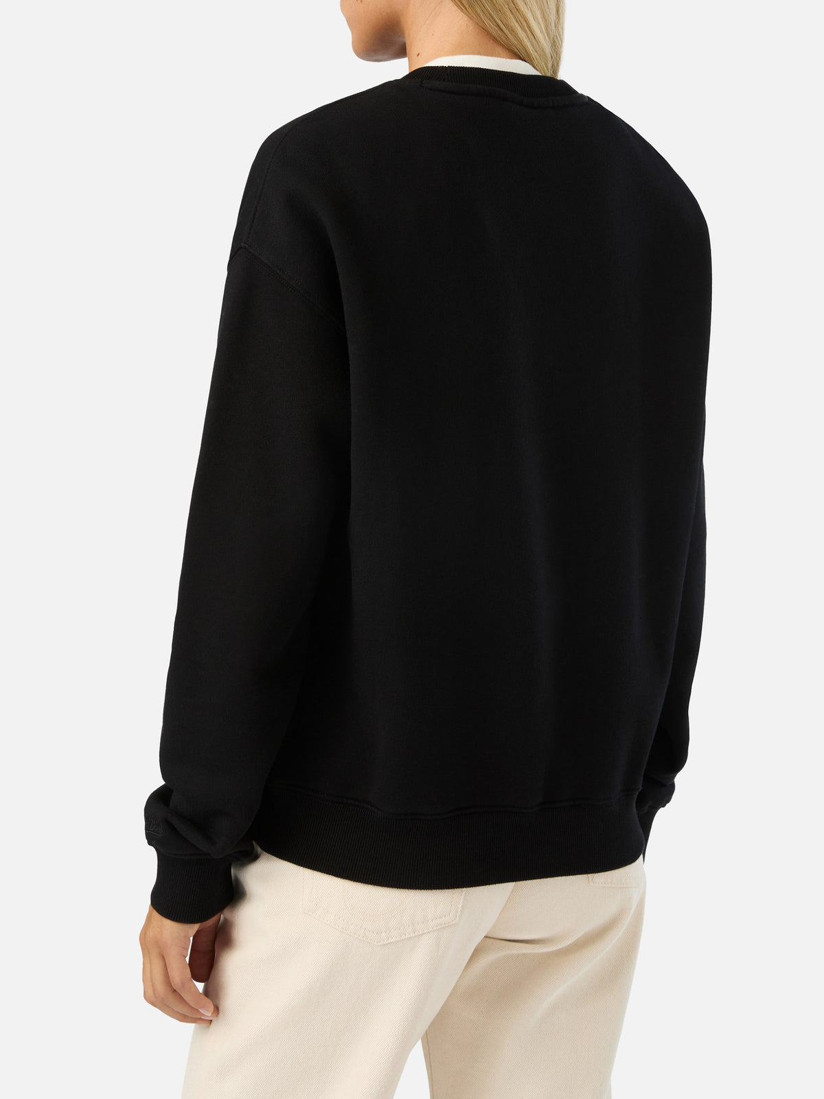 Sudadera Black Stardust con estampado glitter Pazzesca 