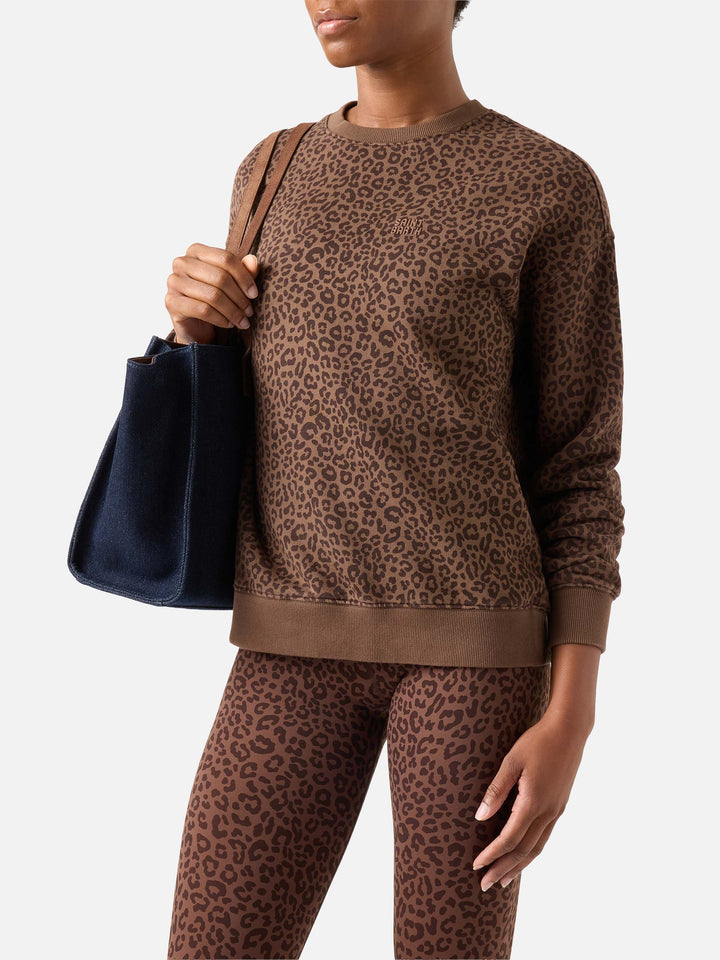 Sweat-shirt Stardust à imprimé léopard 