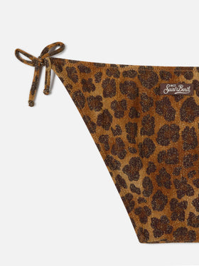Bikini Taffy in lurex animalier con top bralette