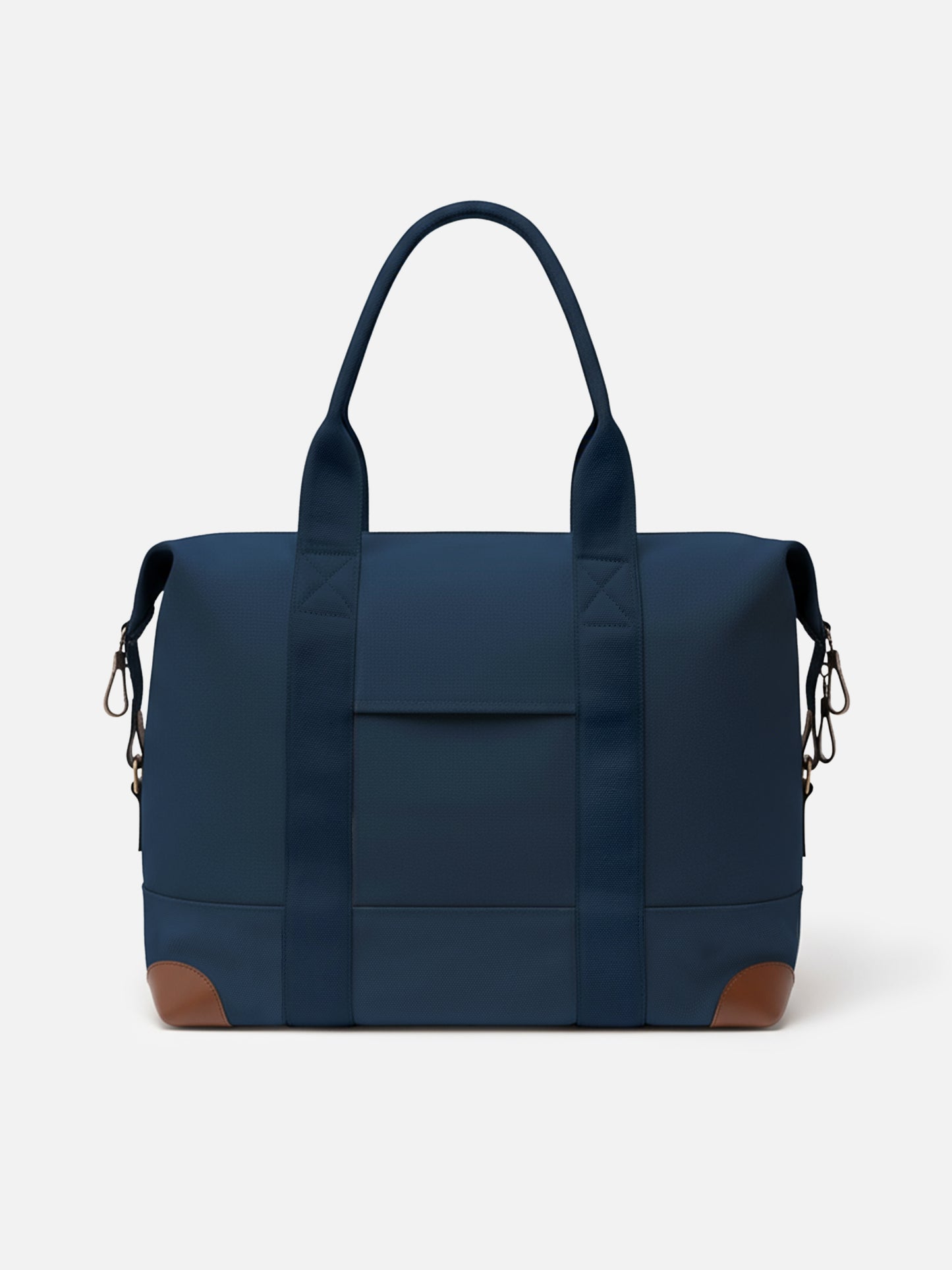 Travel Duffel Bag in navy blue cotton