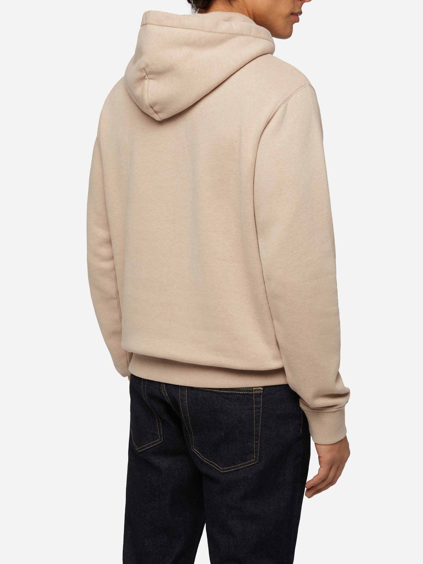 Melange-Beige-Sweatshirt Tribeca mit St. Barth-Stickerei