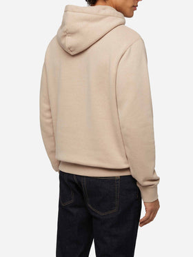 Melange-Beige-Sweatshirt Tribeca mit St. Barth-Stickerei