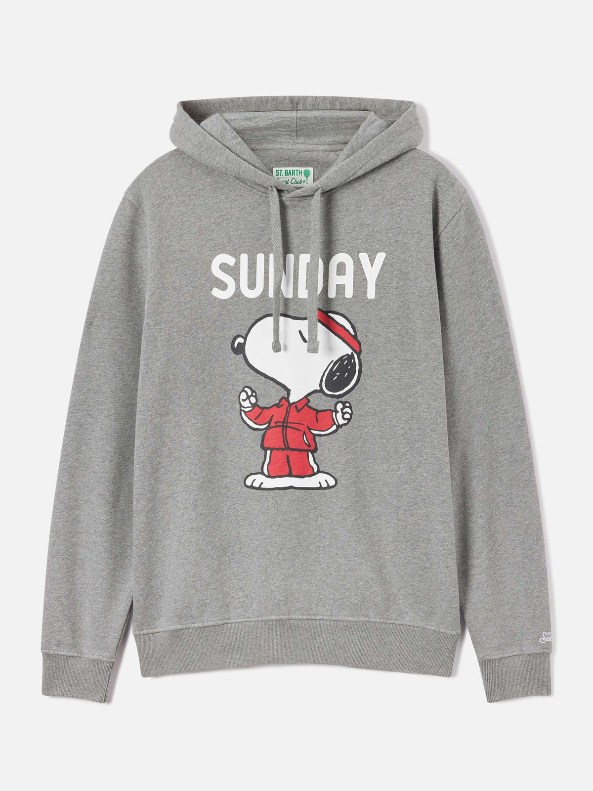 Grey Tribeca cotton hoodie with Snoopy print | Special edition
