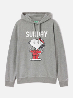 Grey Tribeca cotton hoodie with Snoopy print | Special edition