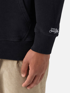 Felpa Tribeca in cotone nero con cappuccio e stampa Nephenta | NEPHENTA SPECIAL EDITION