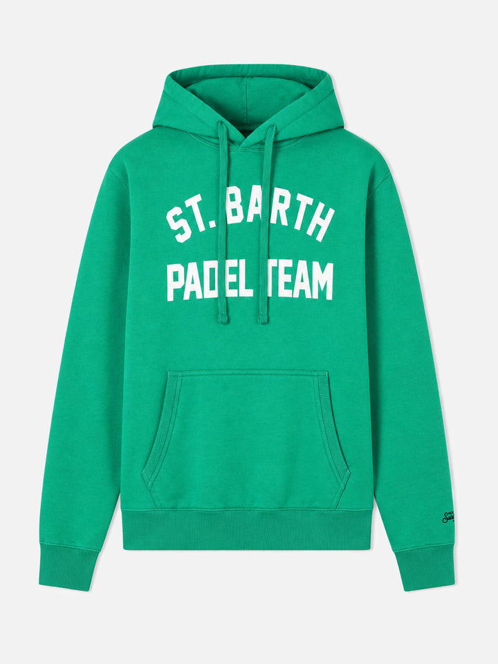 Sweat à capuche en coton avec imprimé St. Barth Padel Team 