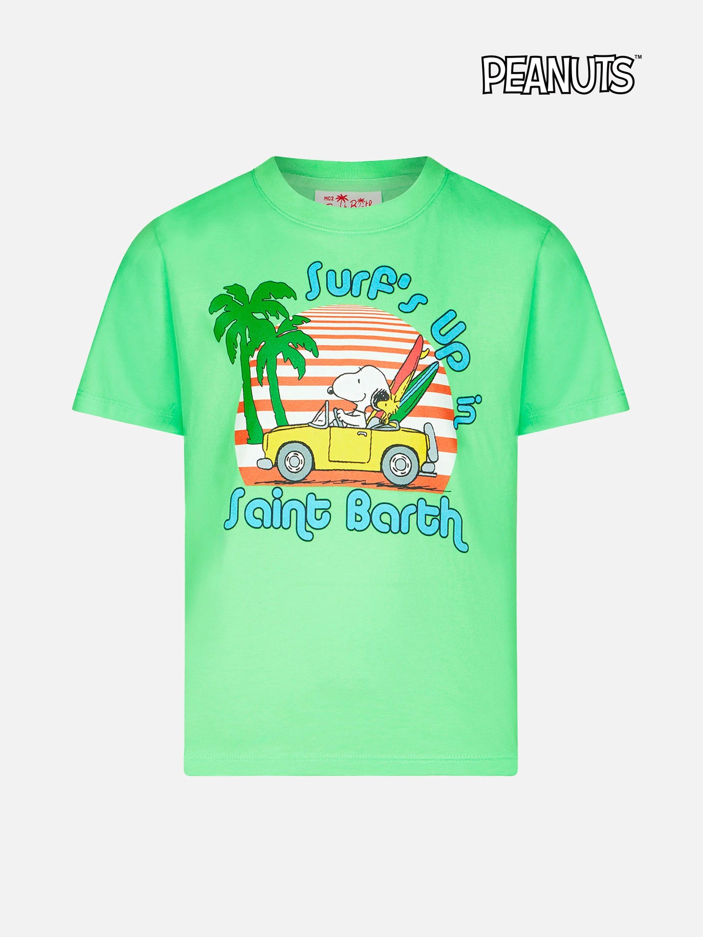 Grünes Baumwoll-T-Shirt für Jungen mit Snoopy-Aufdruck | PEANUTS™ SONDEREDITION