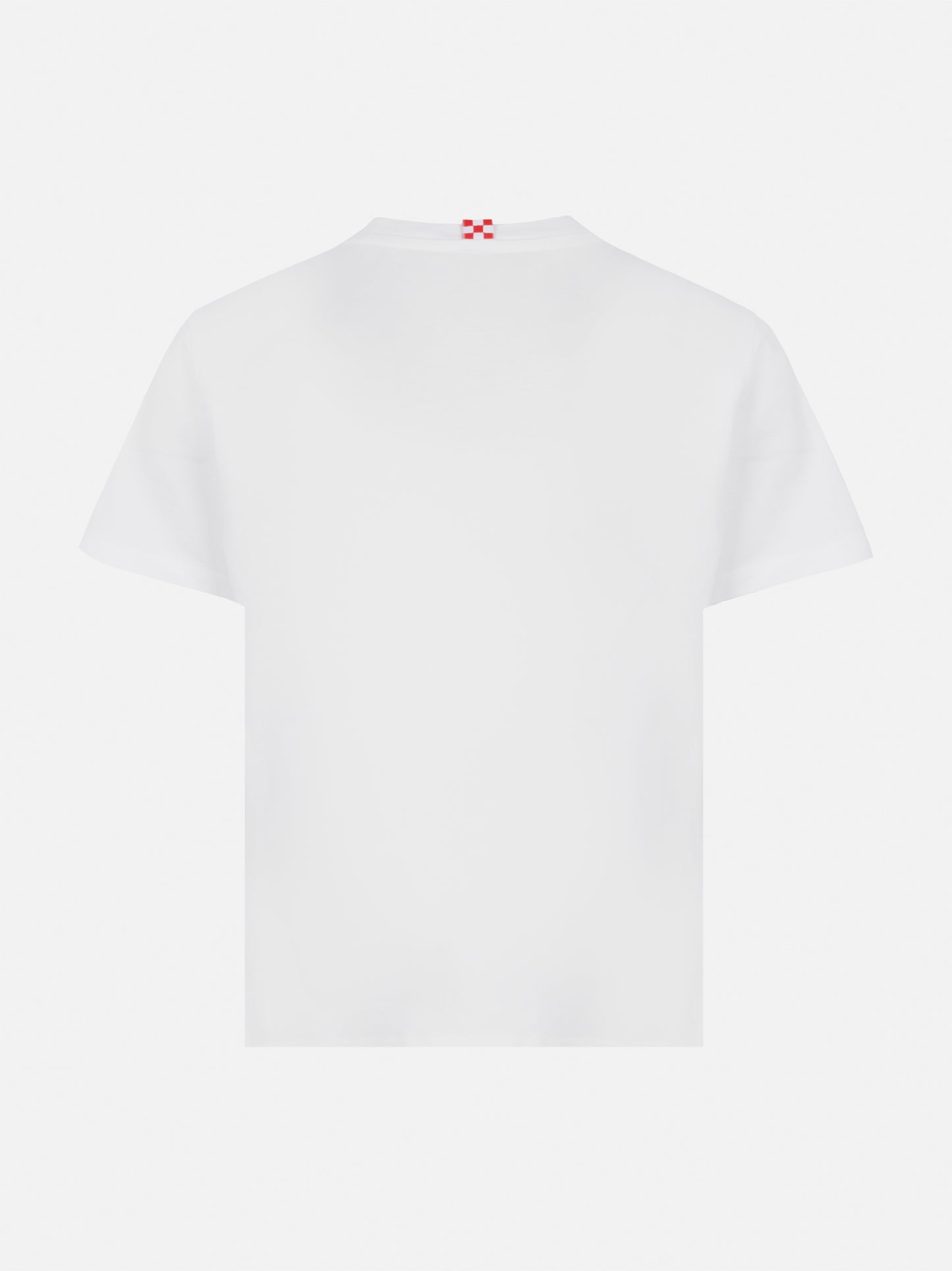 Cotton t-shirt with St. Barth sport club print