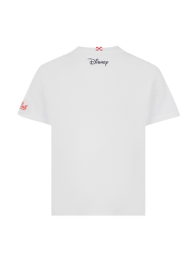 Baumwoll-T-Shirt mit „Non sono stato io“-Stickerei und Mickey-Mouse-Aufdruck | DISNEY® SPECIAL EDITION