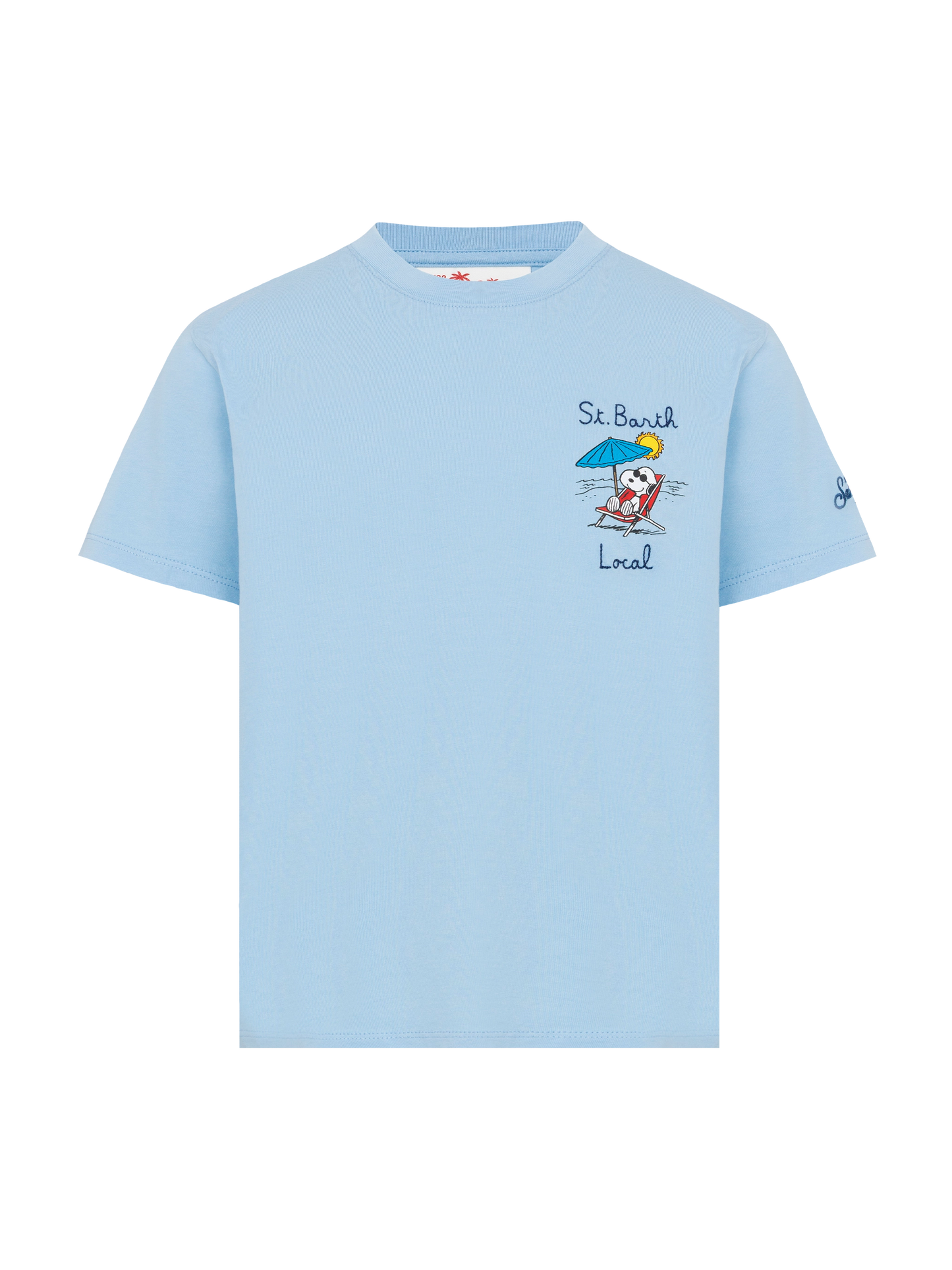 Baumwoll-T-Shirt mit lokaler St. Barth-Stickerei und Snoopy-Aufdruck | SNOOPY PEANUTS® SPECIAL EDITION