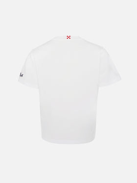 Cotton t-shirt with Smurf embroidery | THE SMURF SPECIAL EDITION