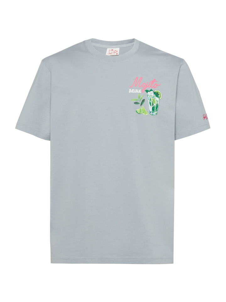 T-shirt Man in cotone con stampa Mojito