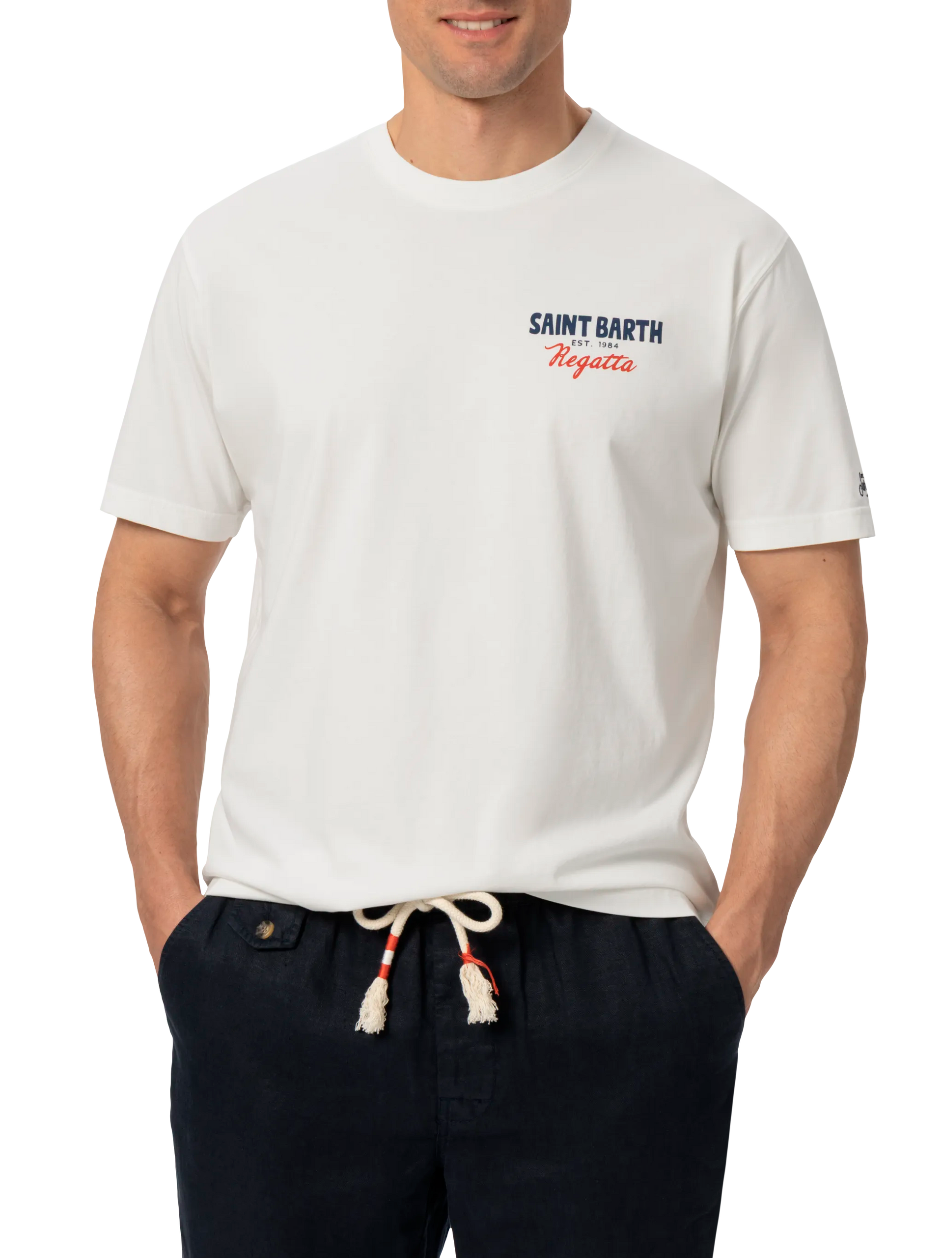 【関税&送料込】MC2 Saint Barth T-shirts and Polos Beige UID_TSHM00102250H-MAN-T-SHIRT-