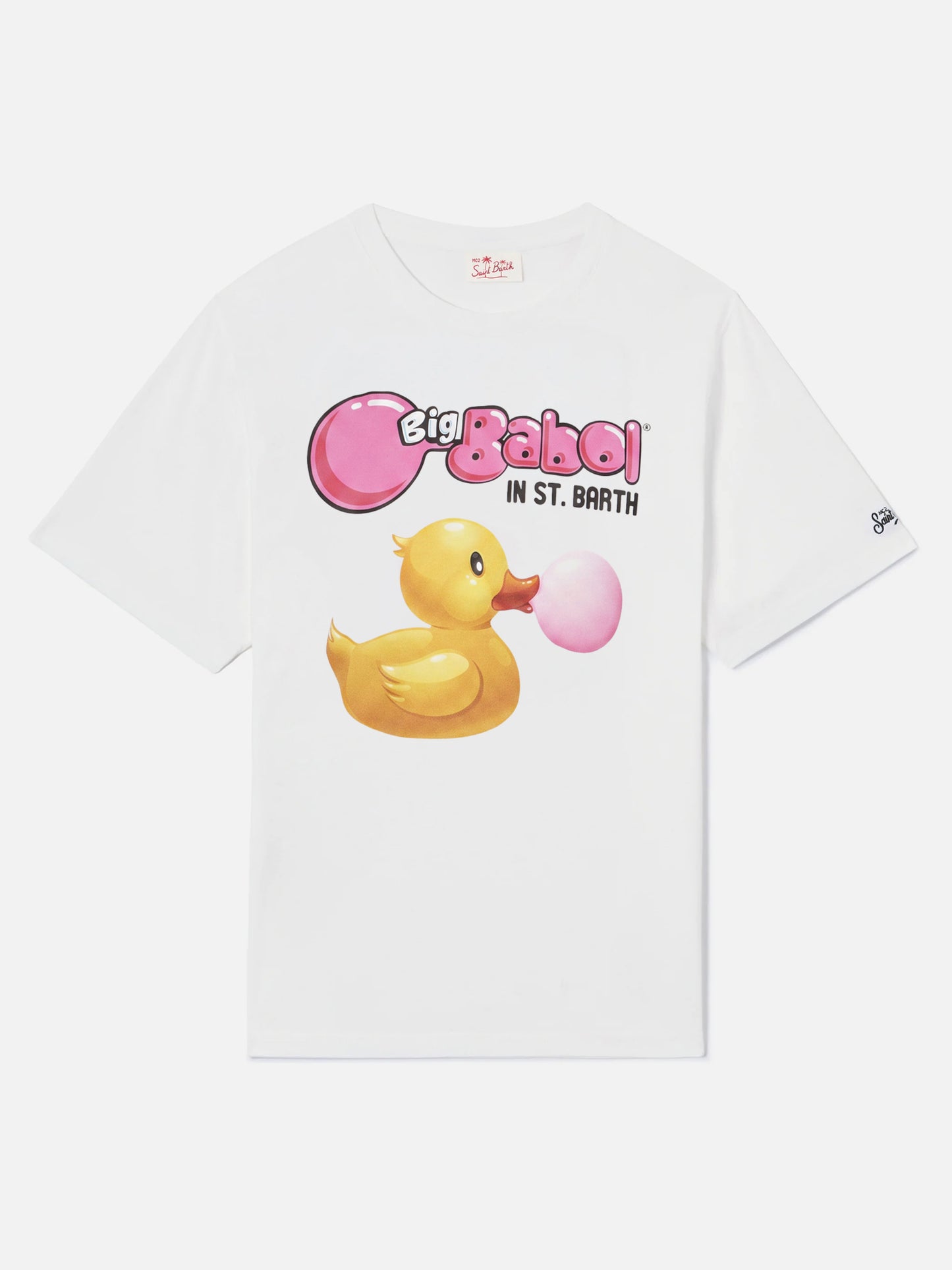 T-Shirt aus Baumwolle mit ducky big Babol Print | BIG BABOL SPECIAL EDITION 