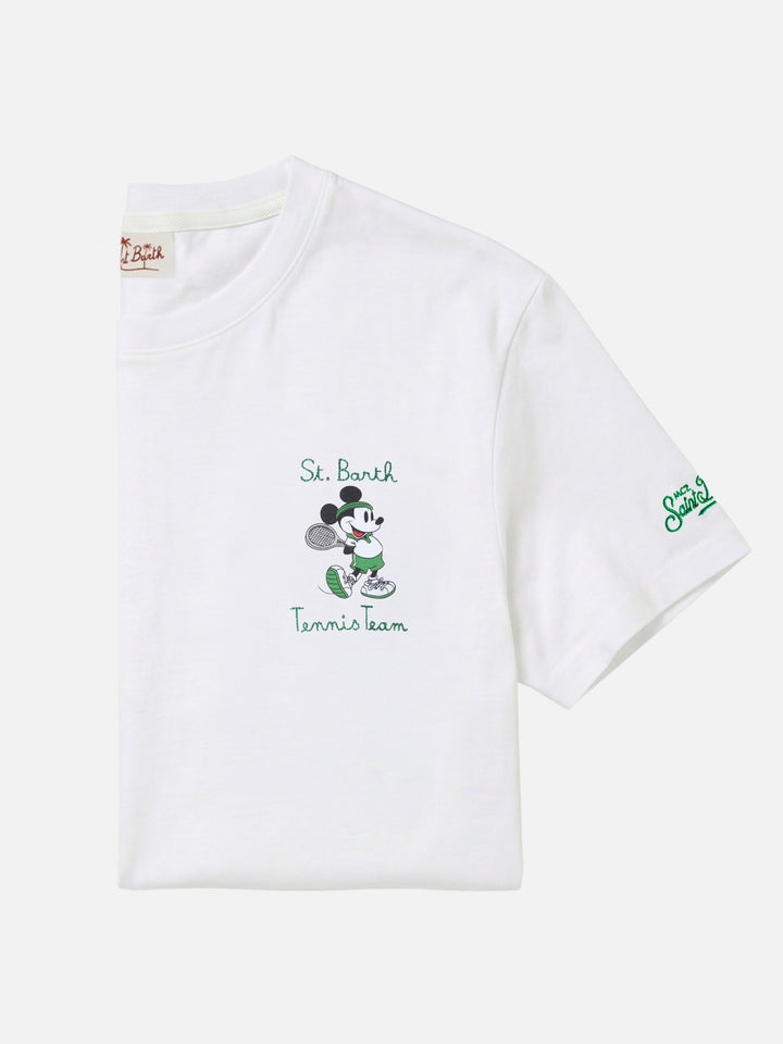 T-shirt avec imprimé et broderie Mickey | Édition Spéciale 