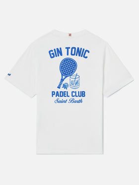 T-shirt with gin tonic padel print