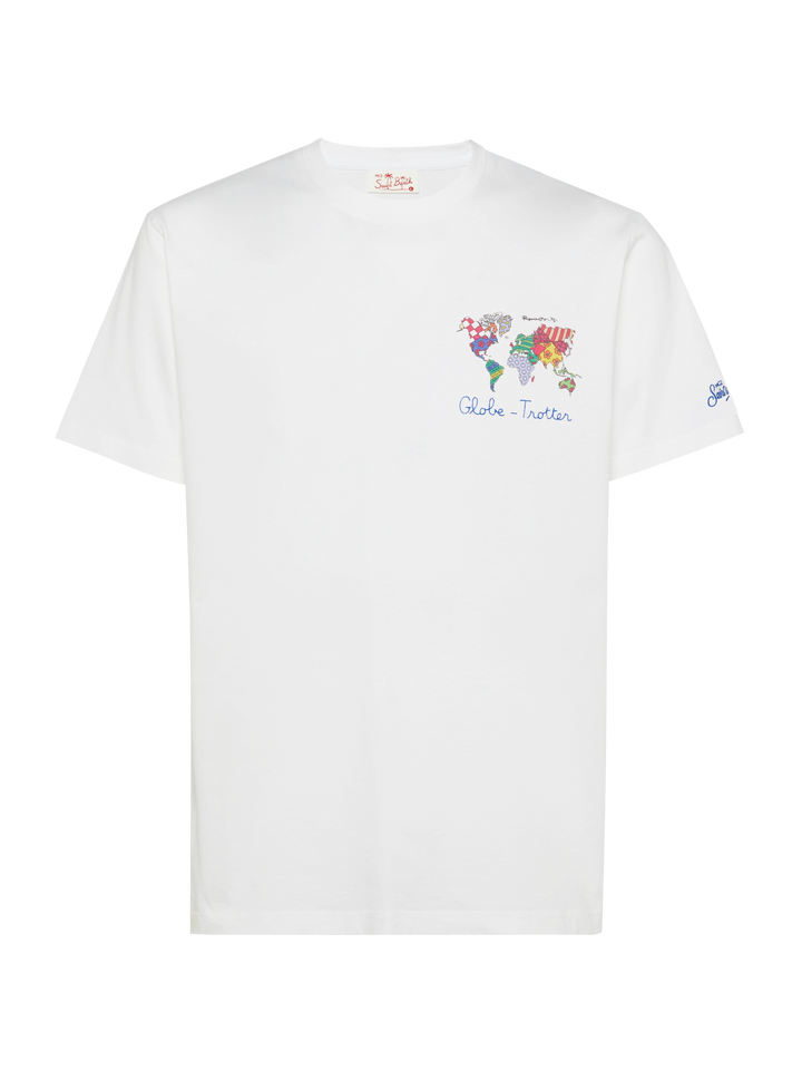 Cotton T-shirt with Romero Britto design print | BRITTO SPECIAL EDITION - MC2 Saint Barth
