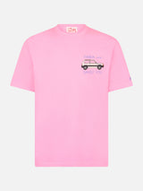 T-shirt da uomo in cotone con stampa e ricamo Pand | FIAT PANDA SPECIAL EDITION