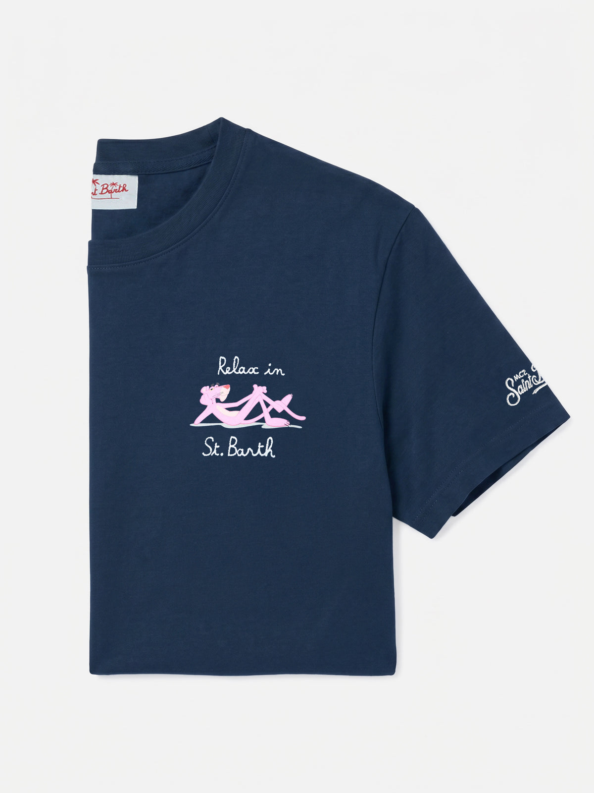 T-shirt avec imprimé et broderie Pink Panther | THE PINK PANTHER SPECIAL EDITION 