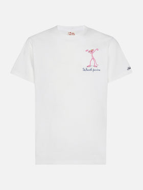 Cotton T-shirt with The Pink Panther print |THE PINK PANTHER SPECIAL EDITION