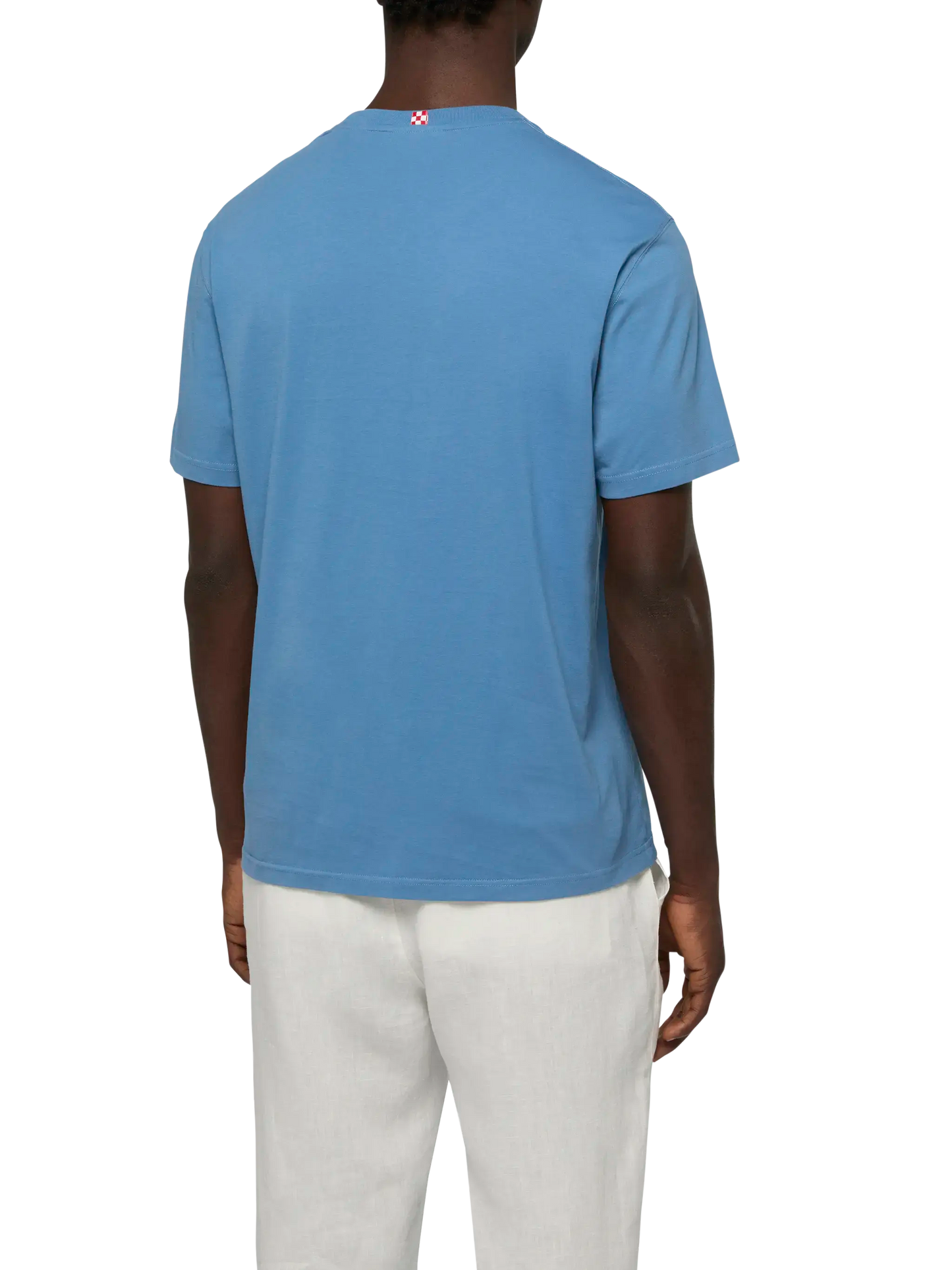 Cotton T-shirt with Tutti al Mare print and embroidery |GIN MARE SPECIAL EDITION