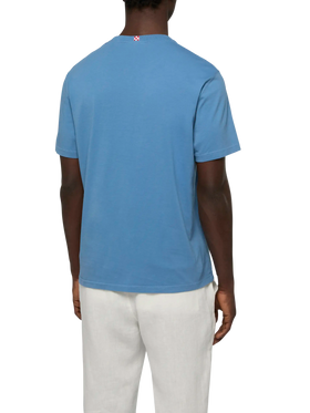 Cotton T-shirt with Tutti al Mare print and embroidery |GIN MARE SPECIAL EDITION