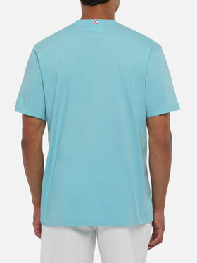 Baumwoll-T-Shirt mit Lodola-Roller-Aufdruck | MARCO LODOLA SPECIAL EDITION