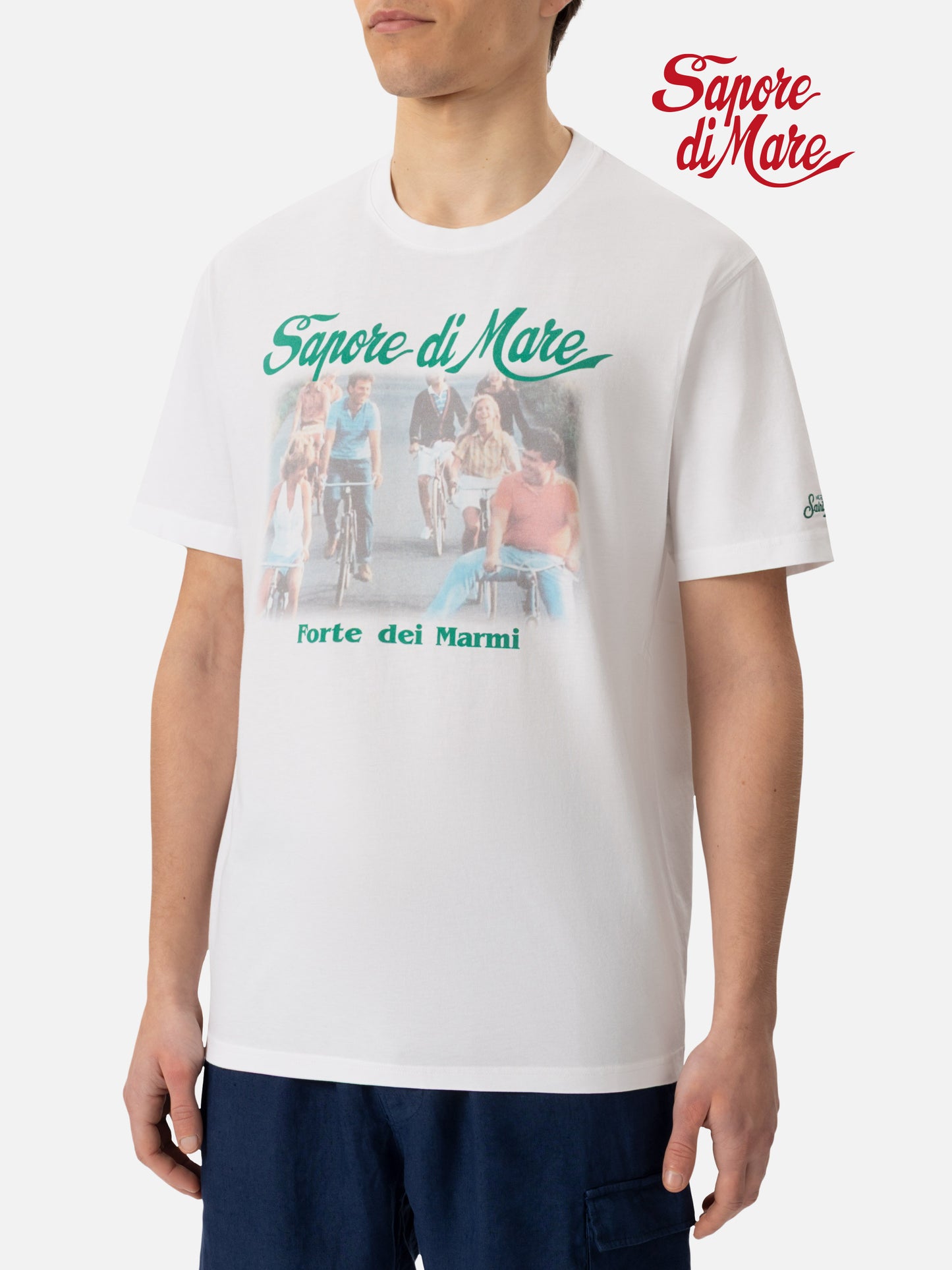 T-shirt Man in cotone con stampa Forte dei Marmi 83 | SAPORE DI MARE SPECIAL EDITION