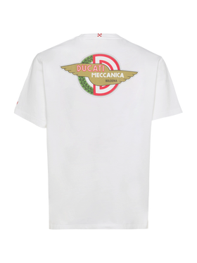 Cotton T-shirt with Ducati Meccanica logo print | DUCATI MOTORS® SPECIAL EDITION - MC2 Saint Barth