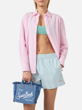 Medium wash denim Vanity mini bag